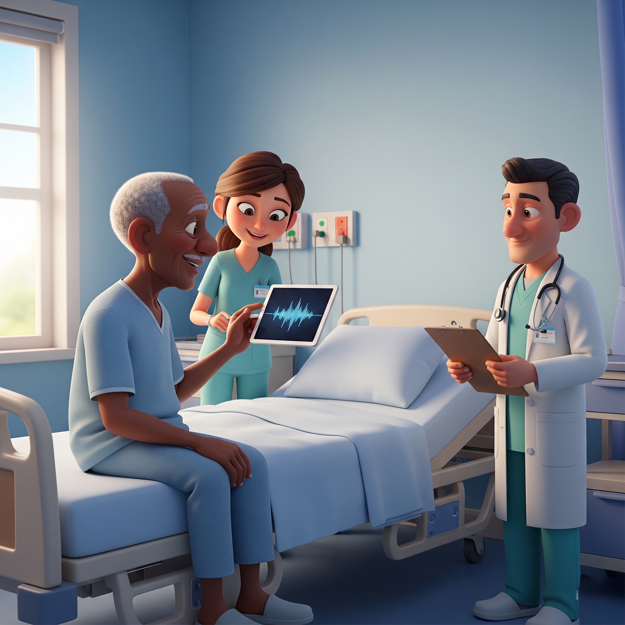 Patient enrolling at hospital discharge
